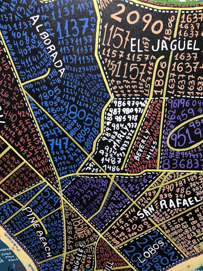 Mapa tipográfico de punta del este