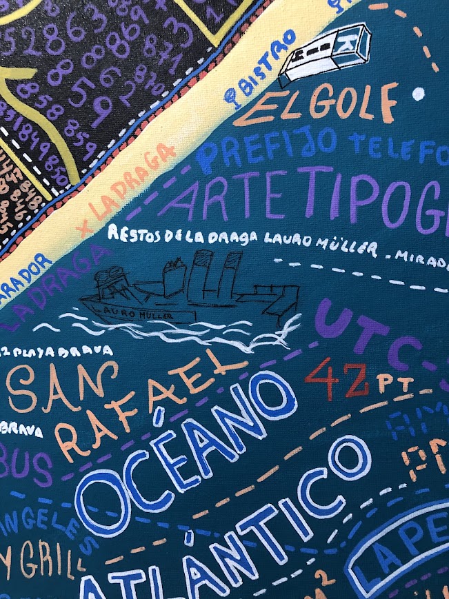 Mapa tipográfico de punta del este